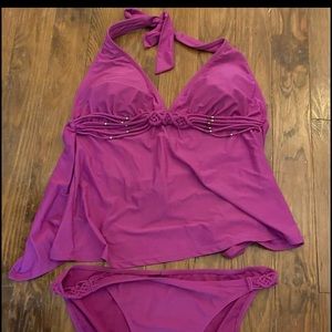 Purple/pink Tankini